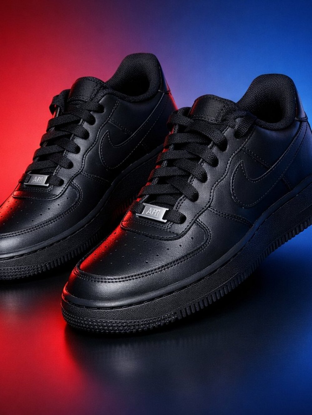 Nike Air Force 1 One Low Black Youth Size 6.5 M - Picture 1 of 10
